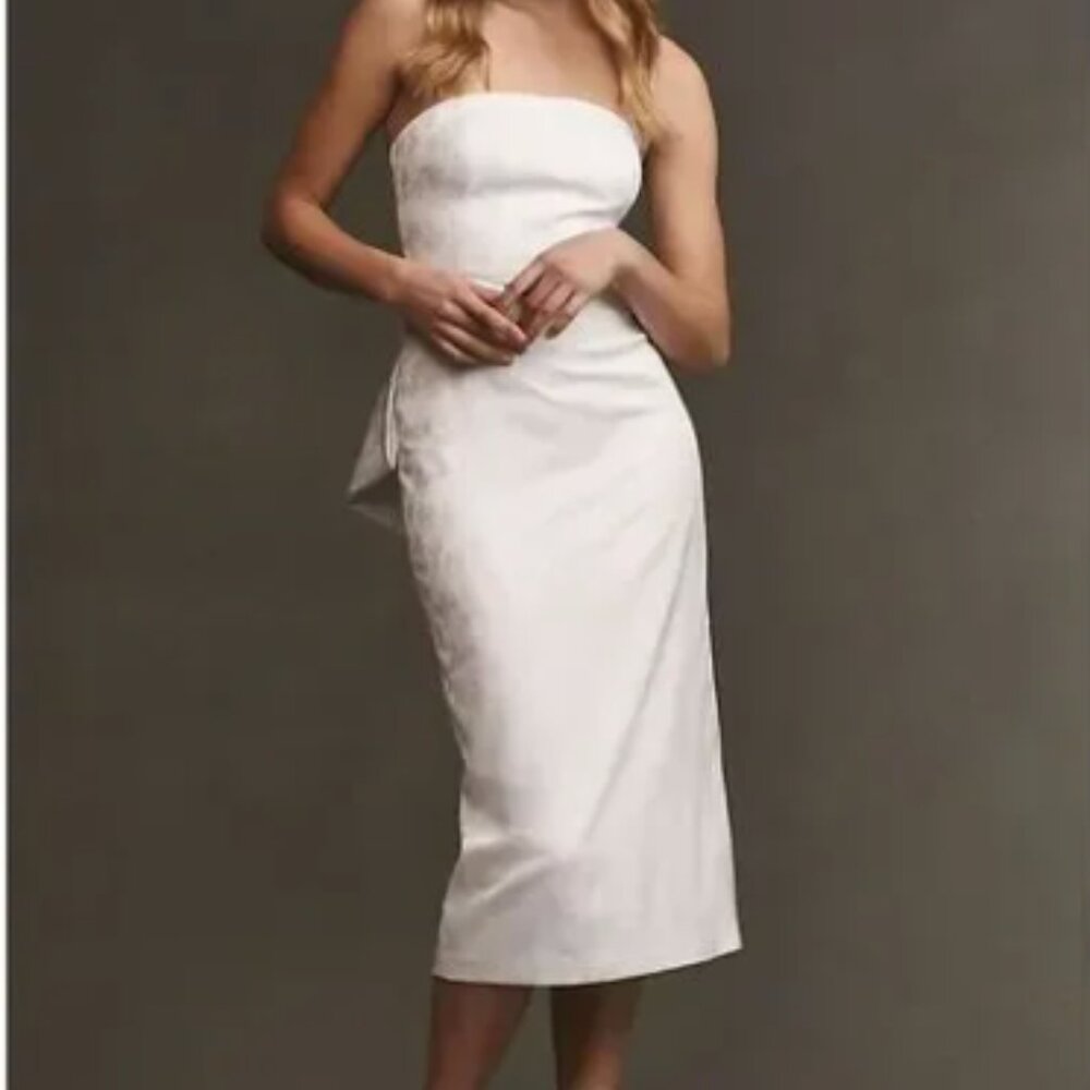 Sachin + Babi Gemma Strapless Back-Bow Dress - Size 4